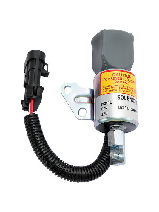1E231-60011 Fuel Shut Down Solenoid For Kubota V2203 D722 D902 Engline M8200