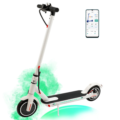 8.5" Folding Electric Scooter With app 350W 35KM Range 30km/h City Commute White (Copy)