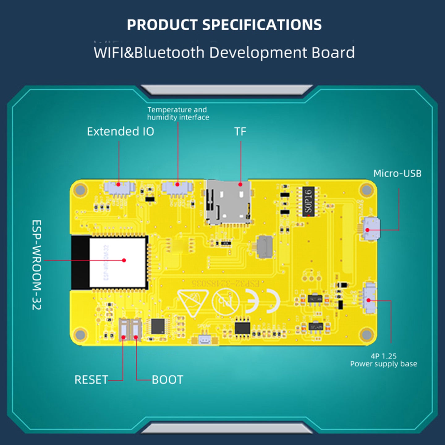 ESP32 Development Board WiFi Bluetooth 2.8inch 240*320 Display Touch Screen LVGL
