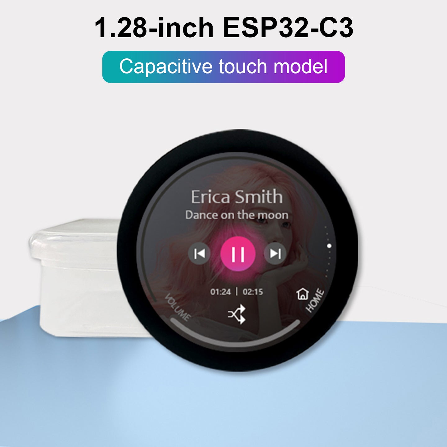 1.28inch Round Display ESP32-C3 Development Board LCD Touch Screen Wifi Bluetooth