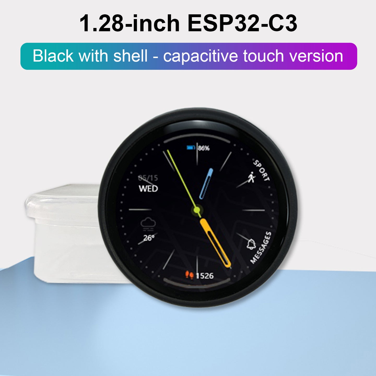 1.28inch Round Display ESP32-C3 Development Board LCD Touch Screen Wifi Bluetooth