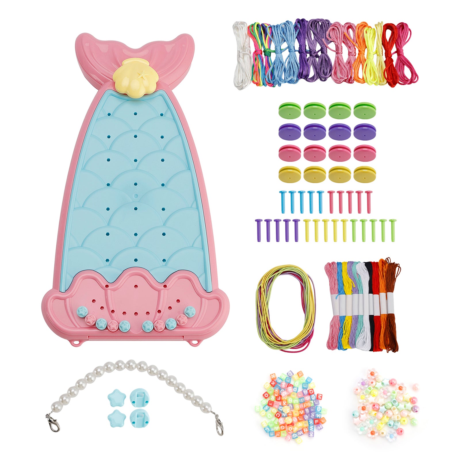 Friendship Bracelet Making Kit DIY Art Craft 6-12 Year Girl Birthday Gift
