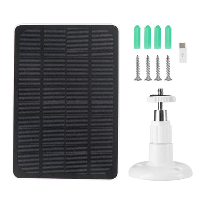 4W 5V Portable Solar Panel IP65 Waterproof Monocrystalline for Security Camera