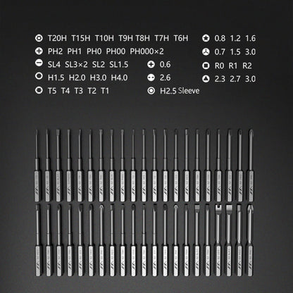topteng Precision Screwdriver Set 60-Piece DIY PC Phone Electronics Repair Tool Kit Reliability S2 Bits
