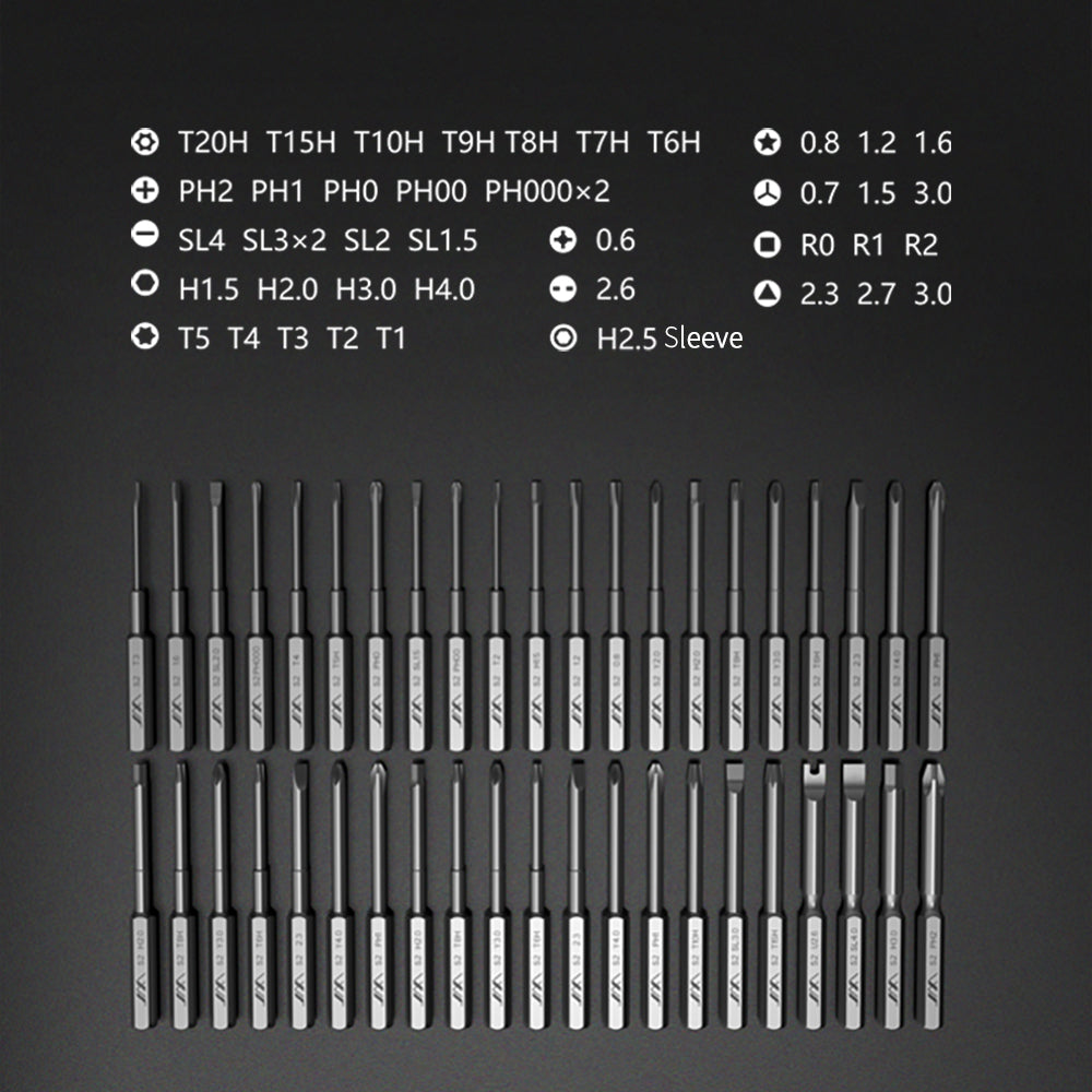 Precision Screwdriver Set 60-in-1, S2 Steel Bits for Phone, Laptop, Watch & DIY Repair