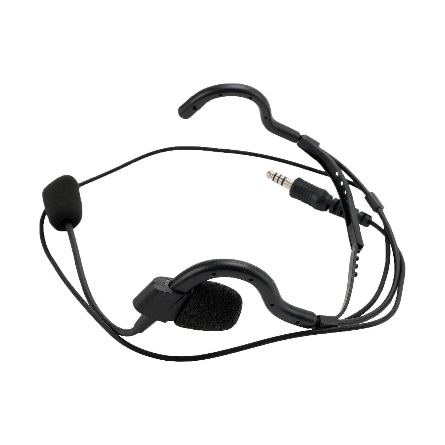 For AN/PRC148 PRC152 U329 6-Pin U94 PTT 7.1-C8 Rear Mount Plug Tactical Headset