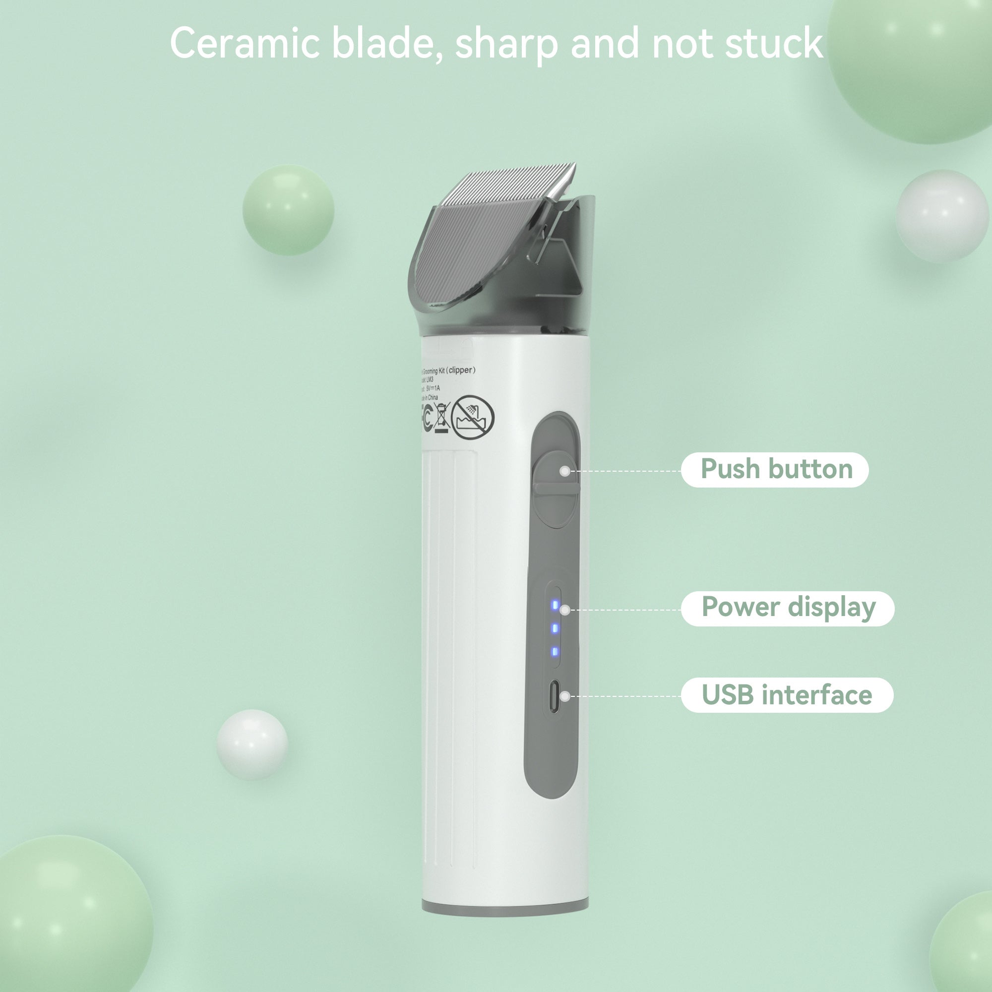 7 In 1 Pet Grooming Kit Vacuum Suction Professional Pet Hair Clipper 1.5L Grooming Tools for Dogs Cats PetsDog Vacuum Brush for Shedding Grooming