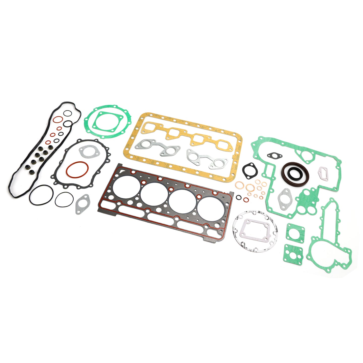 Complete Cylinder Head Gasket Kit for Kubota V2403 Engine, Fits Bobcat Skid Steer Loaders