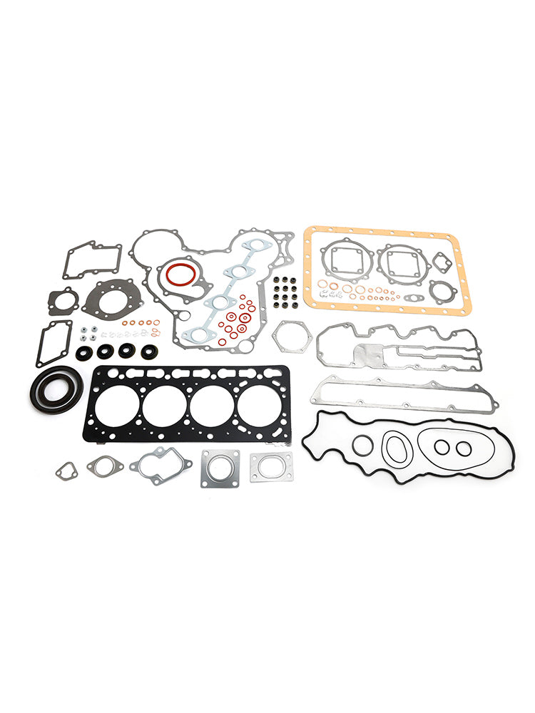 Complete Cylinder Head & Gasket Kit for Kubota V3300 Engine, Fits Bobcat S650, T650 & Case 445, with 12 Valves