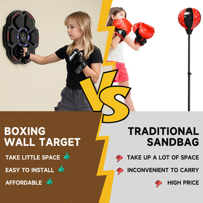 Bluetooth Smart Boxing Machine for Adults & Kids – Wall-Mounted Reflex Training Punching Workout Equipment for Home Office & Gym – Fun Fitness & Boxing Trainer (Copy)