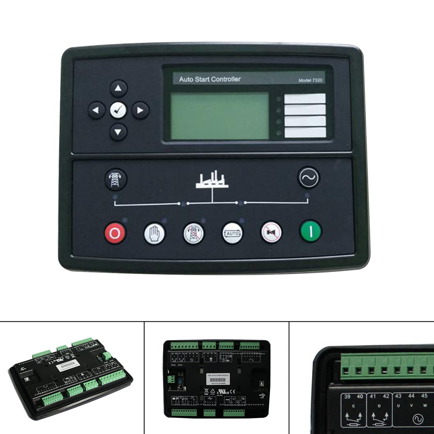 Auto Controller Replacement AMF ATS DSE7320 Generator Control Module Board