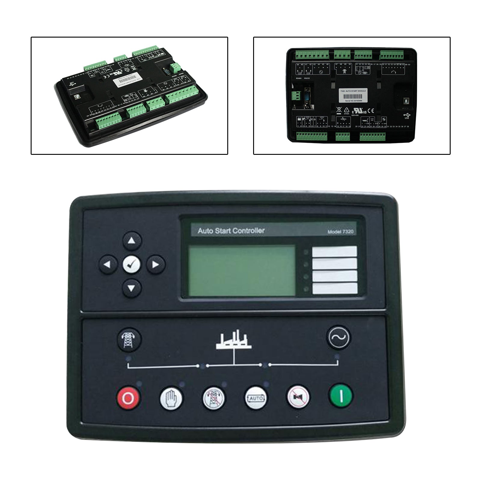 Auto Controller Replacement AMF ATS DSE7320 Generator Control Module Board