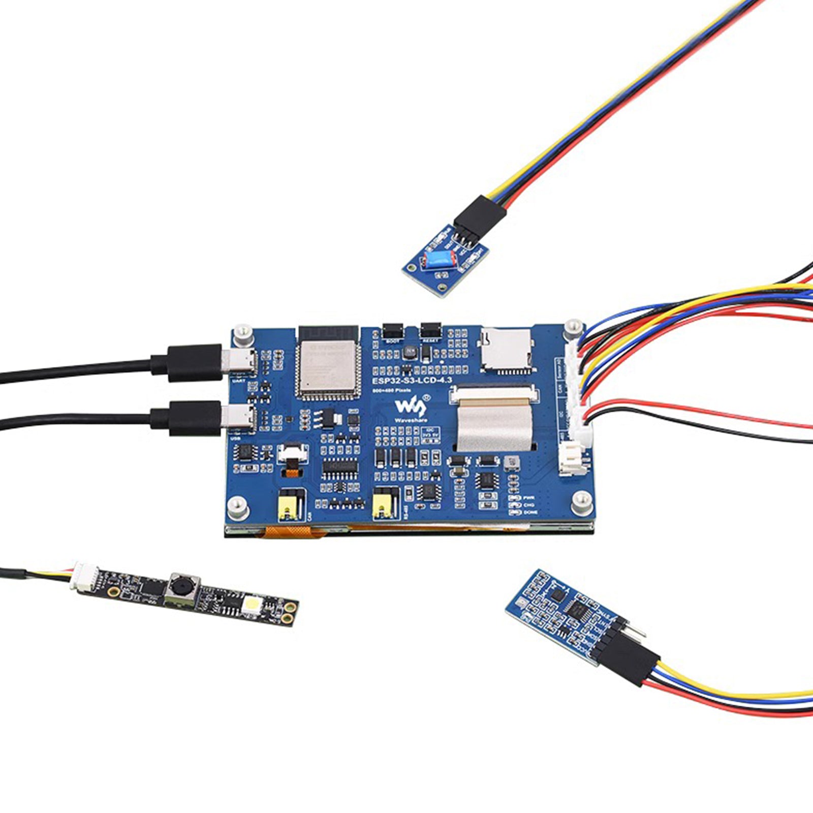 ESP32-S3 Development Board 4.3inch Capacitive Touch Screen LX7 Dual-Core Display