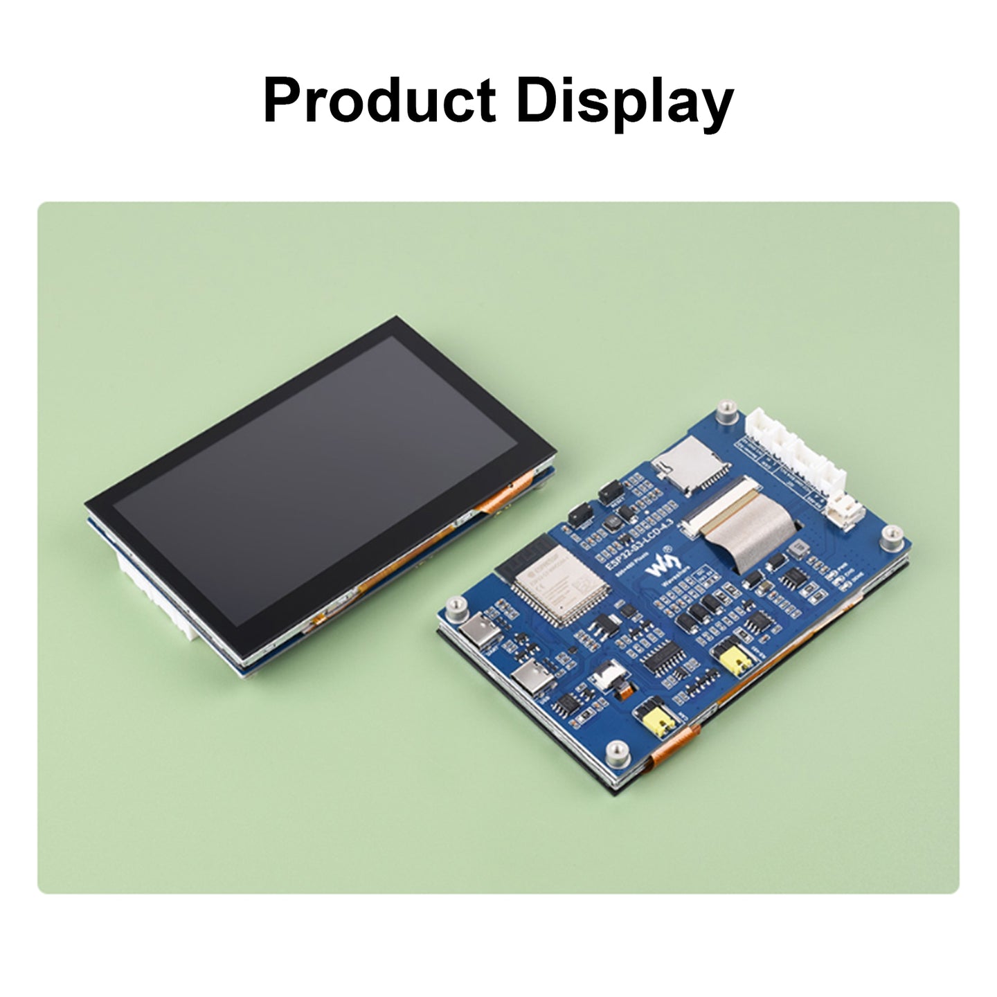 ESP32-S3 Development Board 4.3inch Capacitive Touch Screen LX7 Dual-Core Display