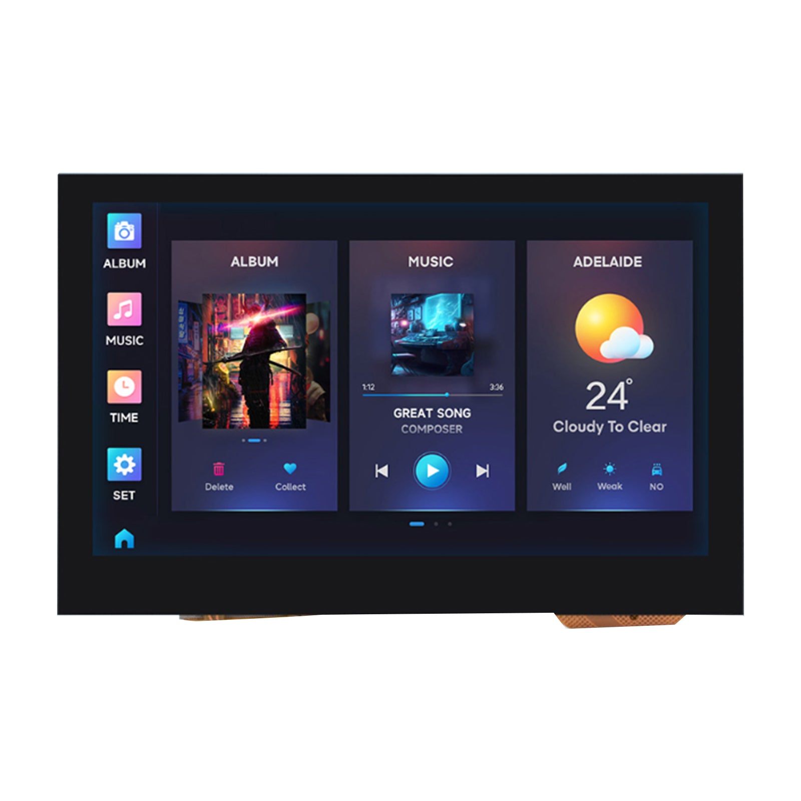 ESP32-S3 Development Board 4.3inch Capacitive Touch Screen LX7 Dual-Core Display