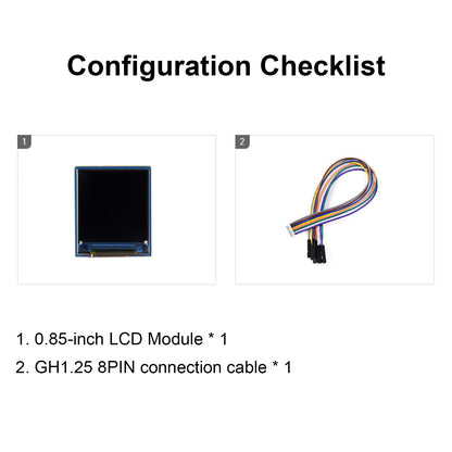 0.85-inch IPS Screen GC9107 Driver Chip SPI Interface LCD Screen For Jetson Nano