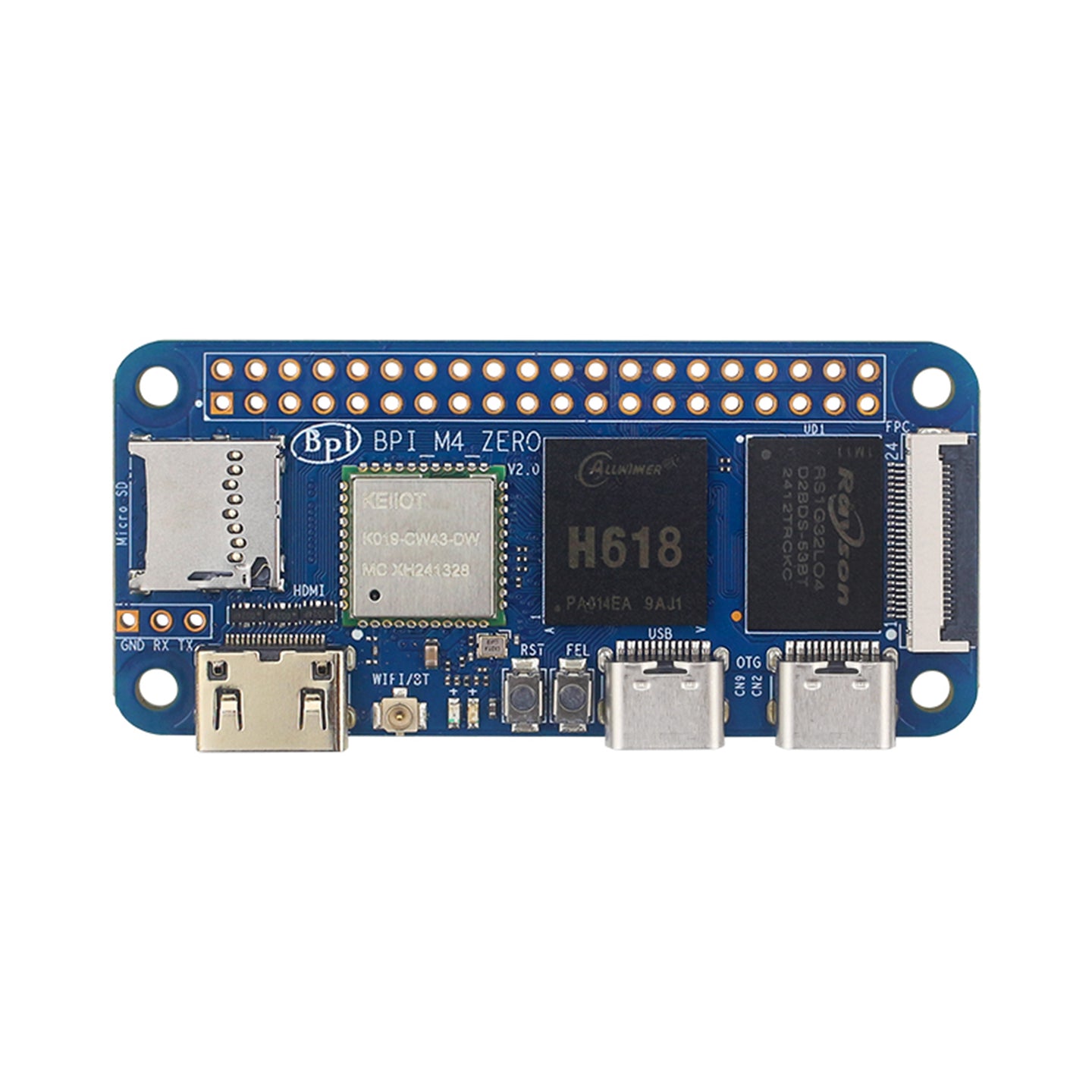 M4 Zero Development Board Quanzhi H618 Onboard WiFi Bluetooth BPI M4 Zero