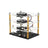 Multi-Layer Acrylic Shell Raspberry pi5 Transparent Protective Case Cooling Fan