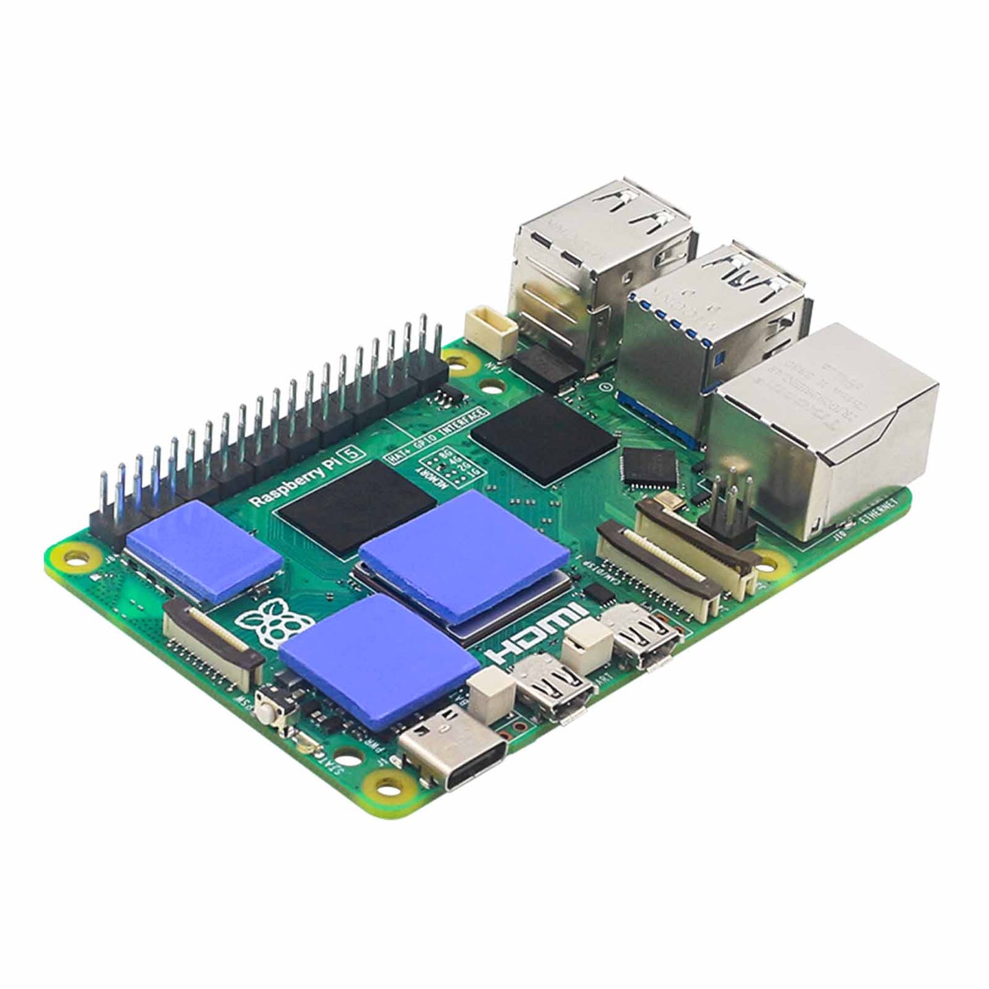 Raspberry Pi 5th Generation Radiator Active Cooler Aluminum Heat Sink Blower Fan