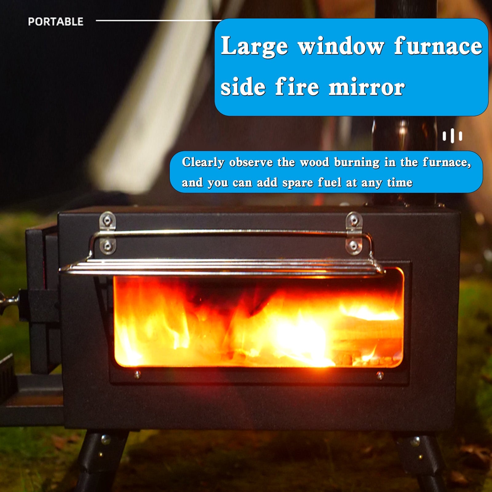 Foldable Tent Stove for Camping, Cooking & Heating (8kg) (Copy)