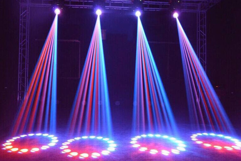230W 7R Zoom Moving Head Beam Light – Sharpy with 8-Prism Strobe, DMX 16CH for Party & Stage
