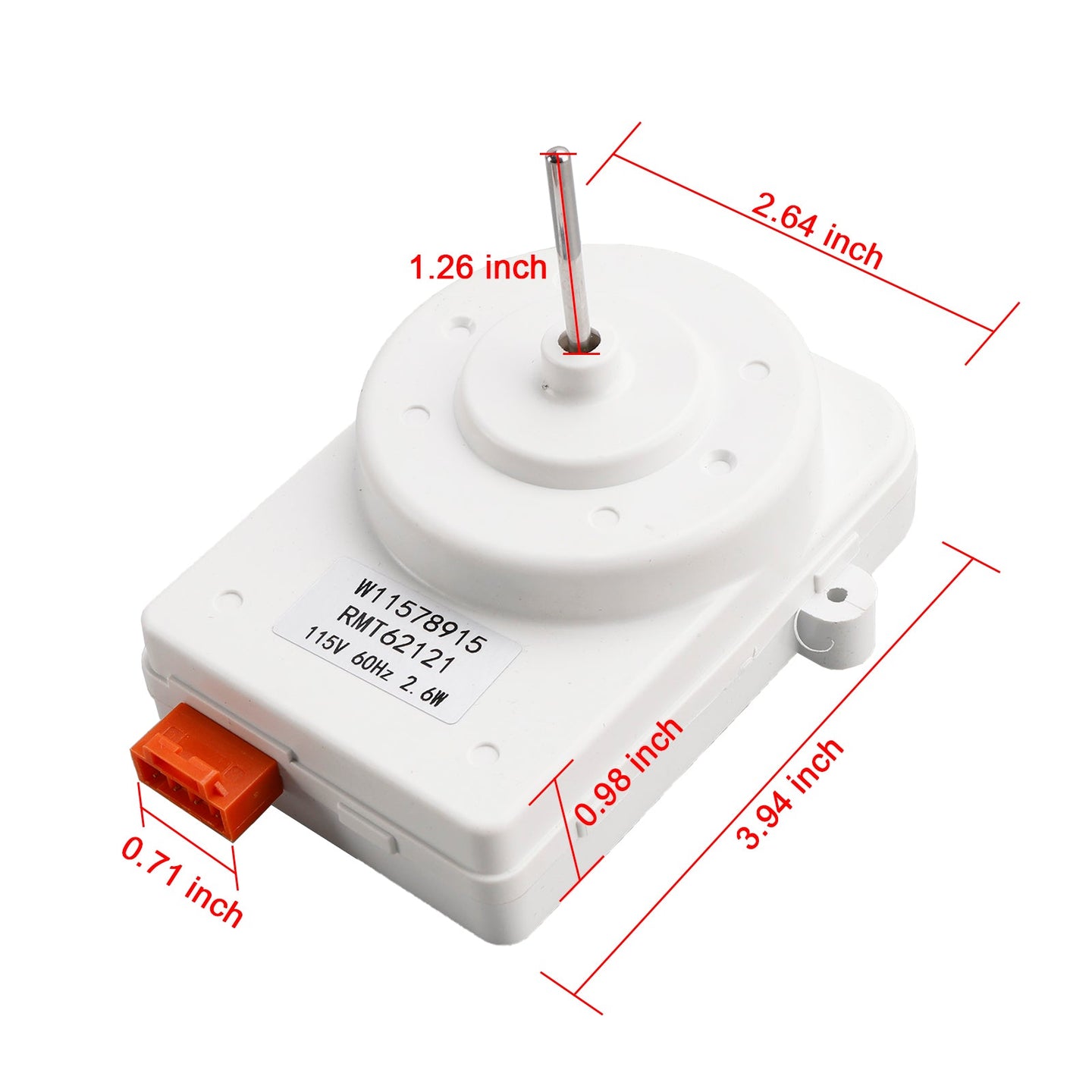 W11578915 W10522629 AP7185528 Refrigerator Condenser Fan Motor for Whirlpool Kenmore