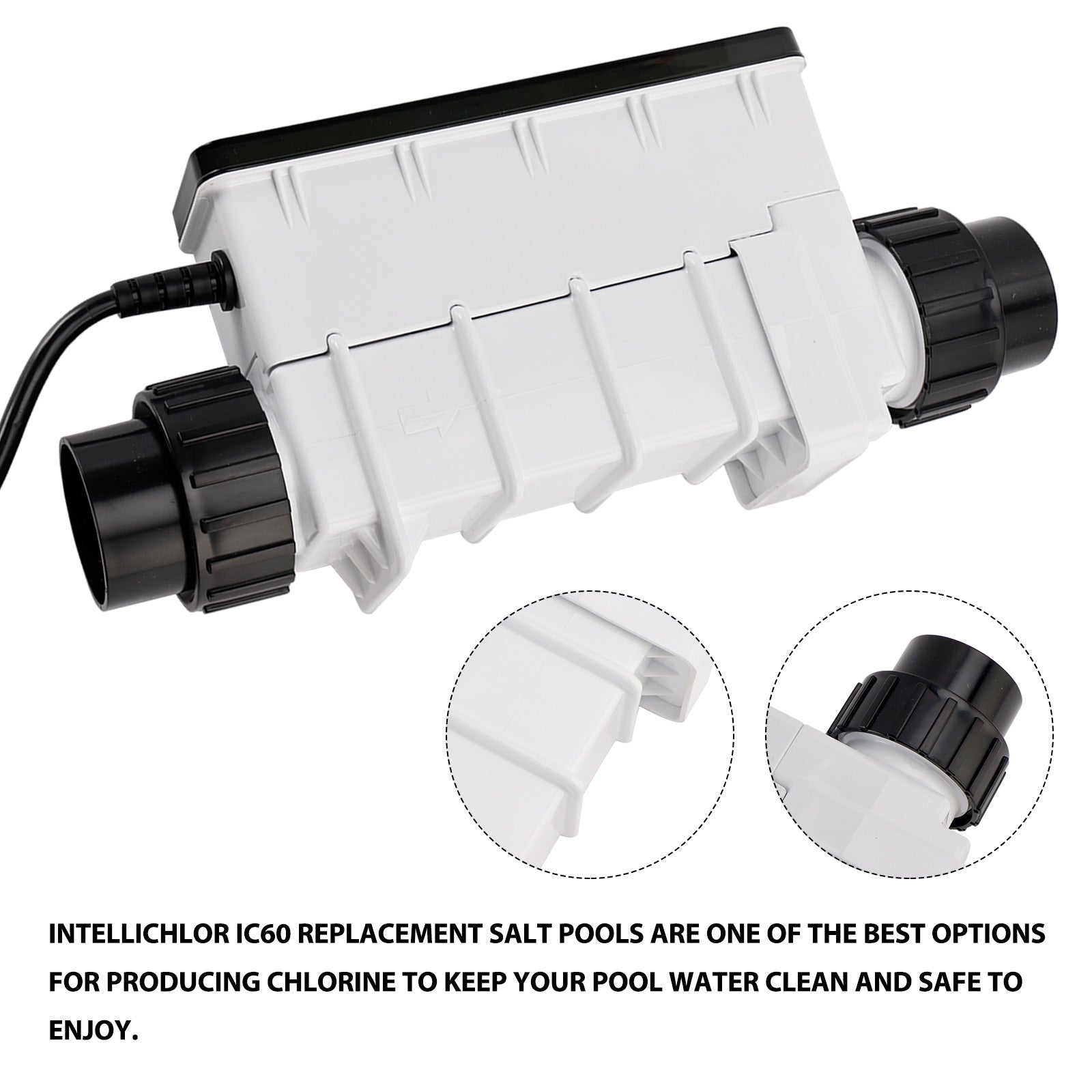 EC-521105 Salt Water Pool Chlorinator System Compatible with Pentair IC60 Salt Chlorine Generator