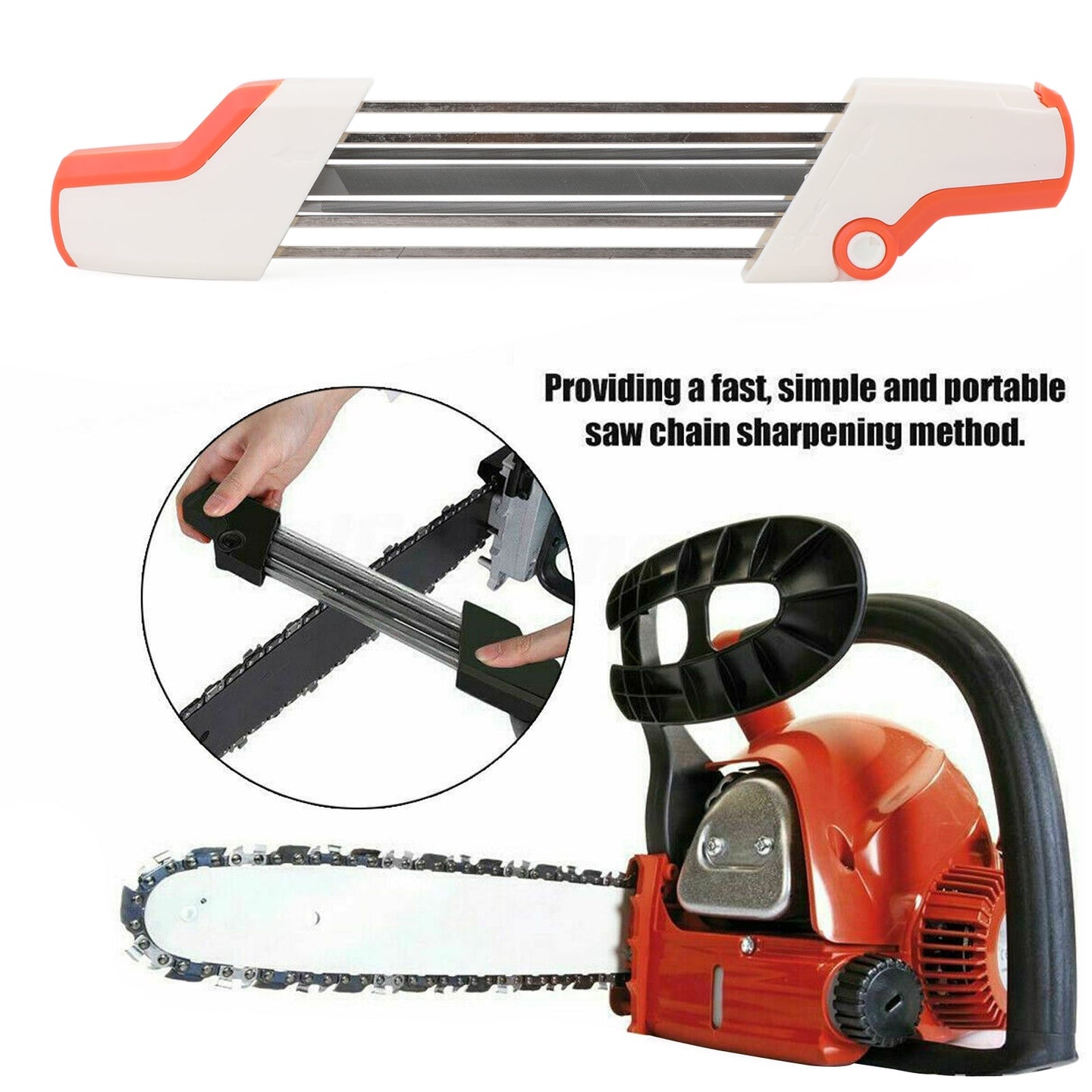 4-5.5mm 2 IN 1 Easy Chainsaw File Chain Sharpener Kits For Stihl (Copy)
