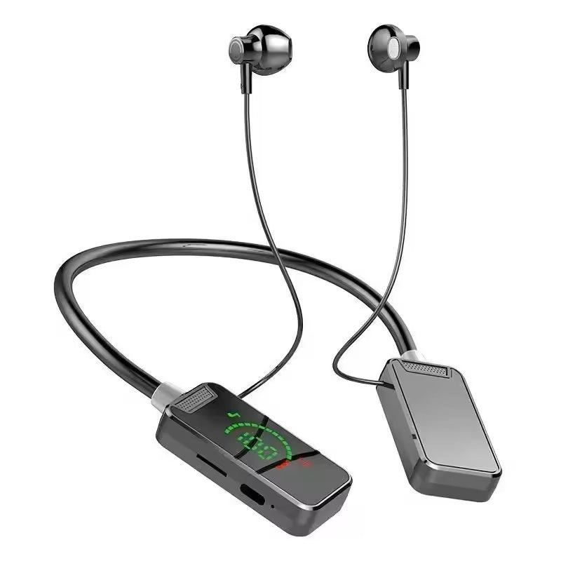 Bluetooth Headphones 5.3 Smart Digital Display for Games Live Singing Ear-Return