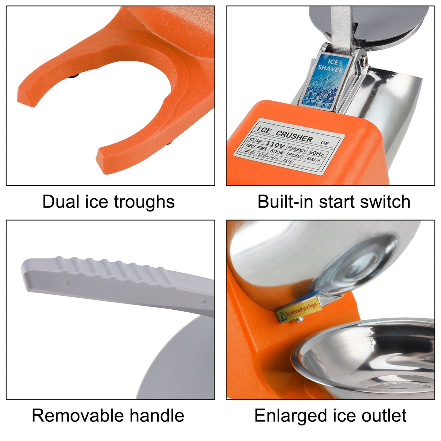 Commercial Electric Ice Crusher