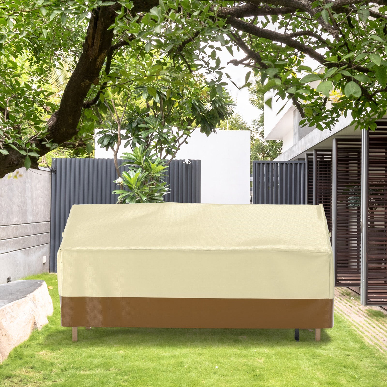 600D Sofa Covers Waterproof Patio Furniture Cover for Outdoor Couch Cover, 224*83*84cm