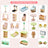 3 Story Wooden Doll House With Balcony 23 Accessories Toy Gift For 3 +Years Kids