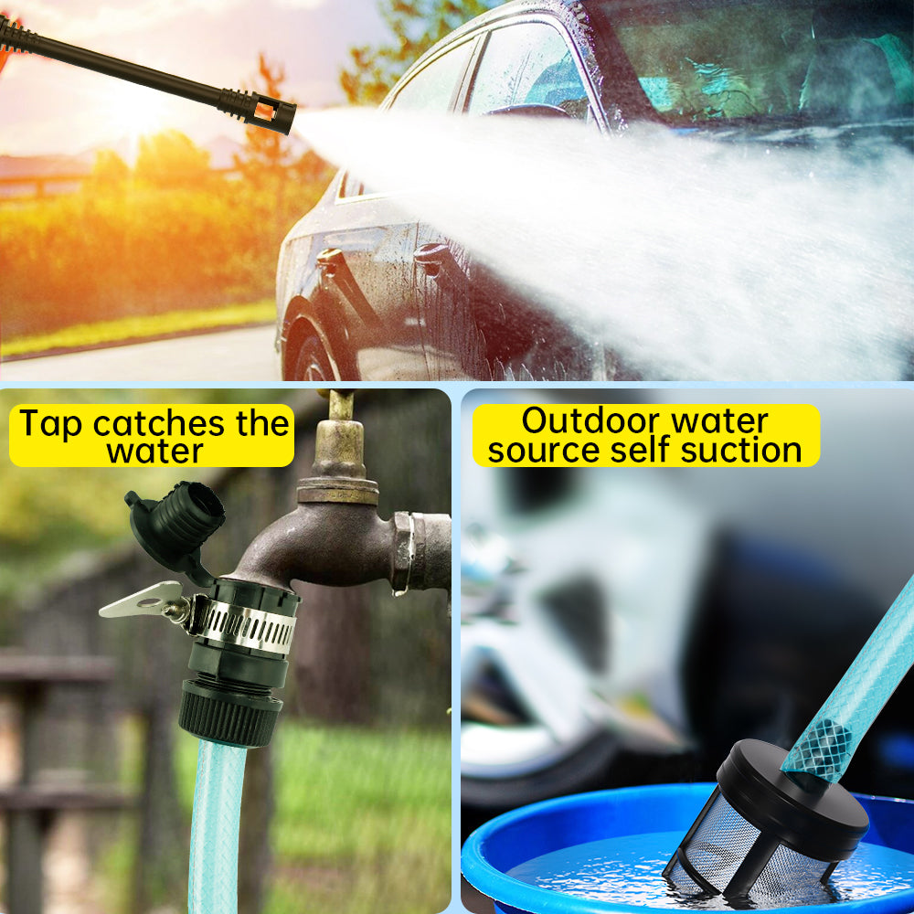 3000 PSI 2.6 GPM Electric Pressure Washer with Hose Reel & Foam Cannon for Cars, Decks, Patios & Driveways
