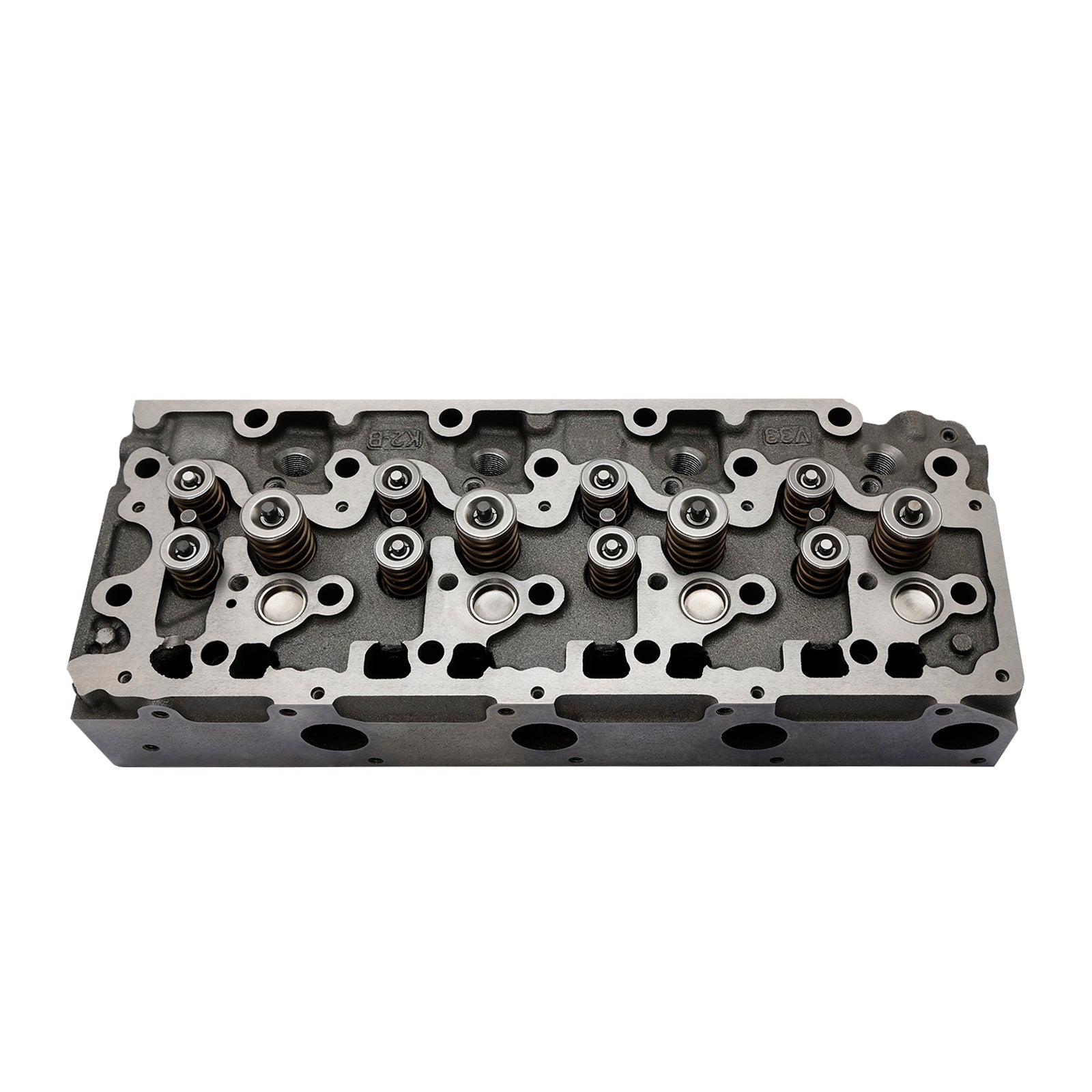 Complete Engine Cylinder Head with Valves for Kubota V3300 V3300-DI 12 Valve Engine