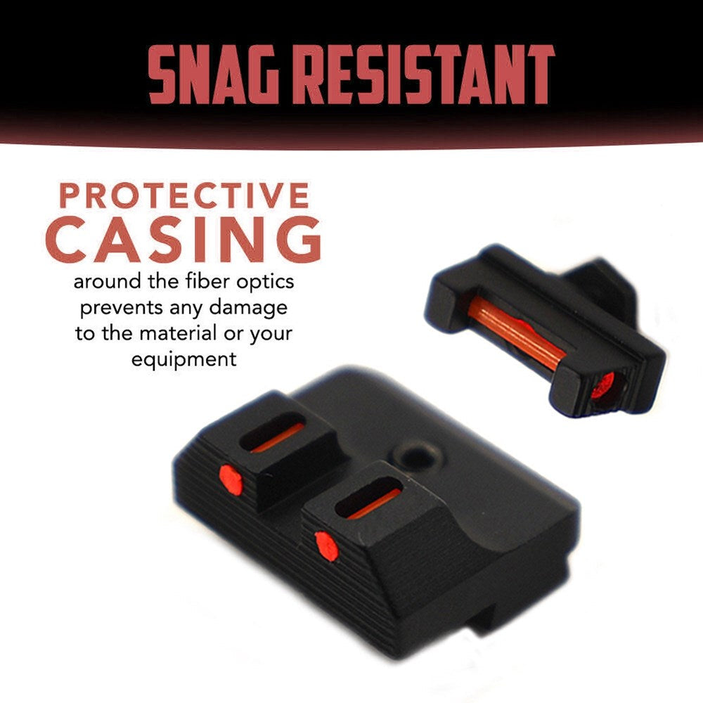 Dual Fiber Optic Positioning Indicator Red/Green Points