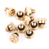 Areyourshop 20X Brass Misting Nozzles Water Mister Sprinkle For Cooling System 0.024" 10/24