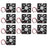 10PCS DC Brushless Cooling PC Computer Fan 12V 8015s 80x80x15mm 0.16A 2 Pin Wire