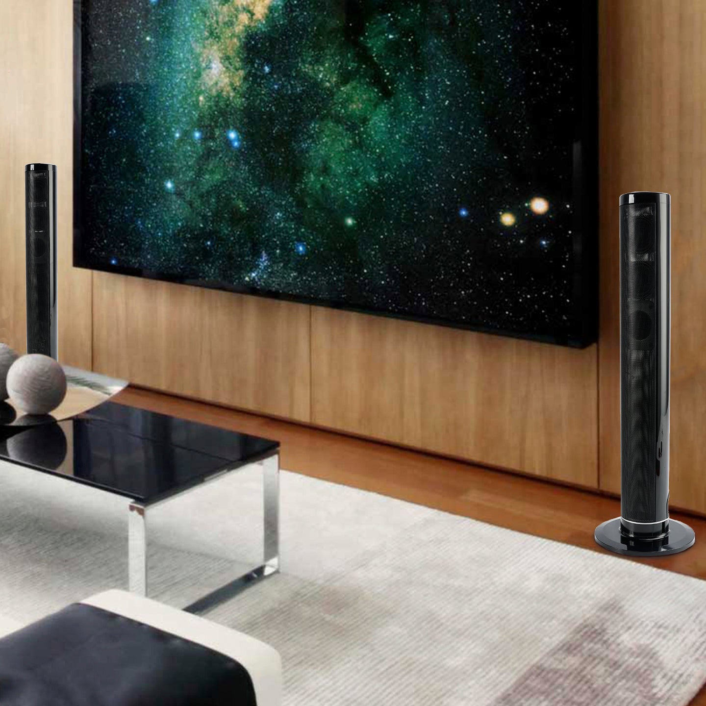 Vtopteng Home Detachable Surround Sound Bar Bluetooth 2 Speaker in 1