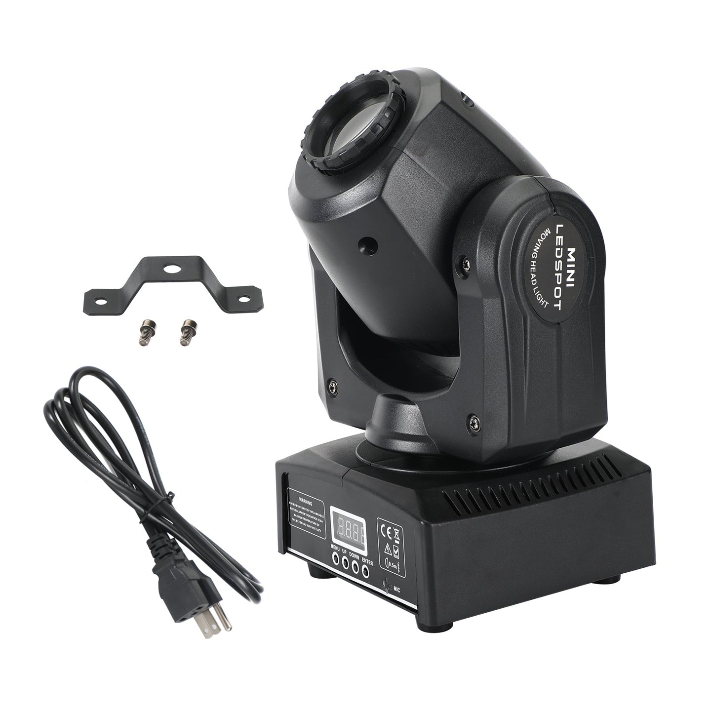 Moving Head Stage Light – RGBW LED Beam with 8 Gobo Effects DMX DJ Disco Party Lighting