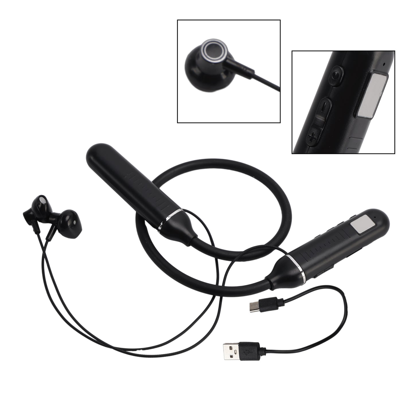 Bluetooth Headphones Wireless Neckband Bluetooth Headset for Phone Laptop PC TV