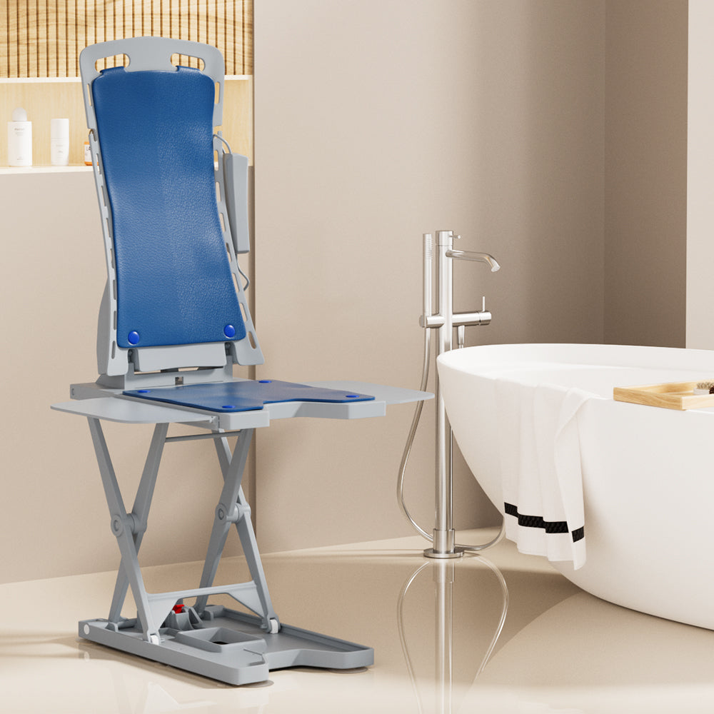 Foldable Electric Lift Chair, 24 lb Portable, IP68 Waterproof, 300 lb Capacity, Stainless Steel, Remote (Copy)