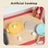 Red Play Kitchen Set Toy With Washing Machine And Oven Gift For Kid Age 3+