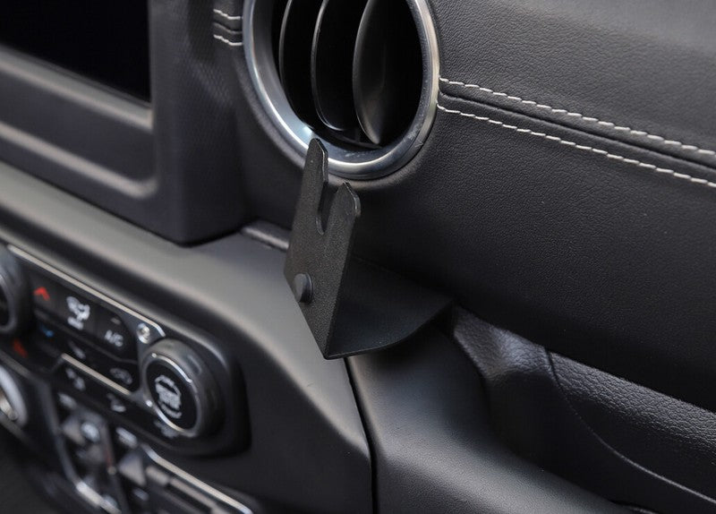 Alloy Talkie Holder Radio Aluminum CB Walkie Mount For Wrangler JL 2018+