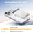 Magnetic Card Holder MagSafe Wallet 3 Card Holder RFID Protection iPhone Wallet Magnetic Strength Vegan Leather for iPhone 17/16/15/14/13/12 Series and Selected Samsung Devices