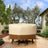 420D Heavy Duty Circular Waterproof Patio Furniture Cover – Outdoor Table & Chair Protection, 239x58cm