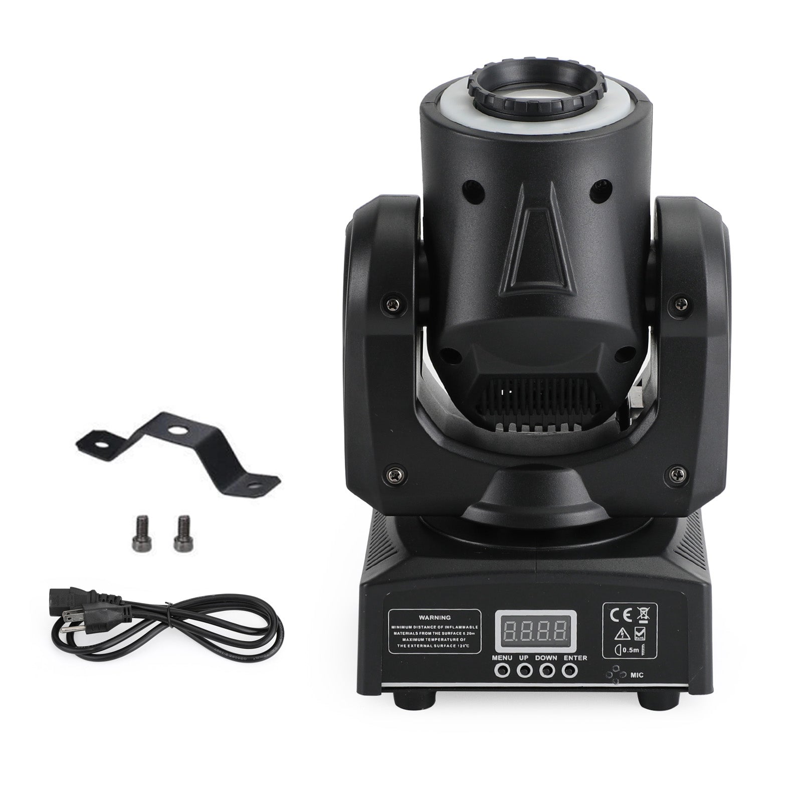 100W LED Moving Head Spot Light with Gobo & Color Wheels (7+7), DMX 10/12CH for DJ Stage Lighting