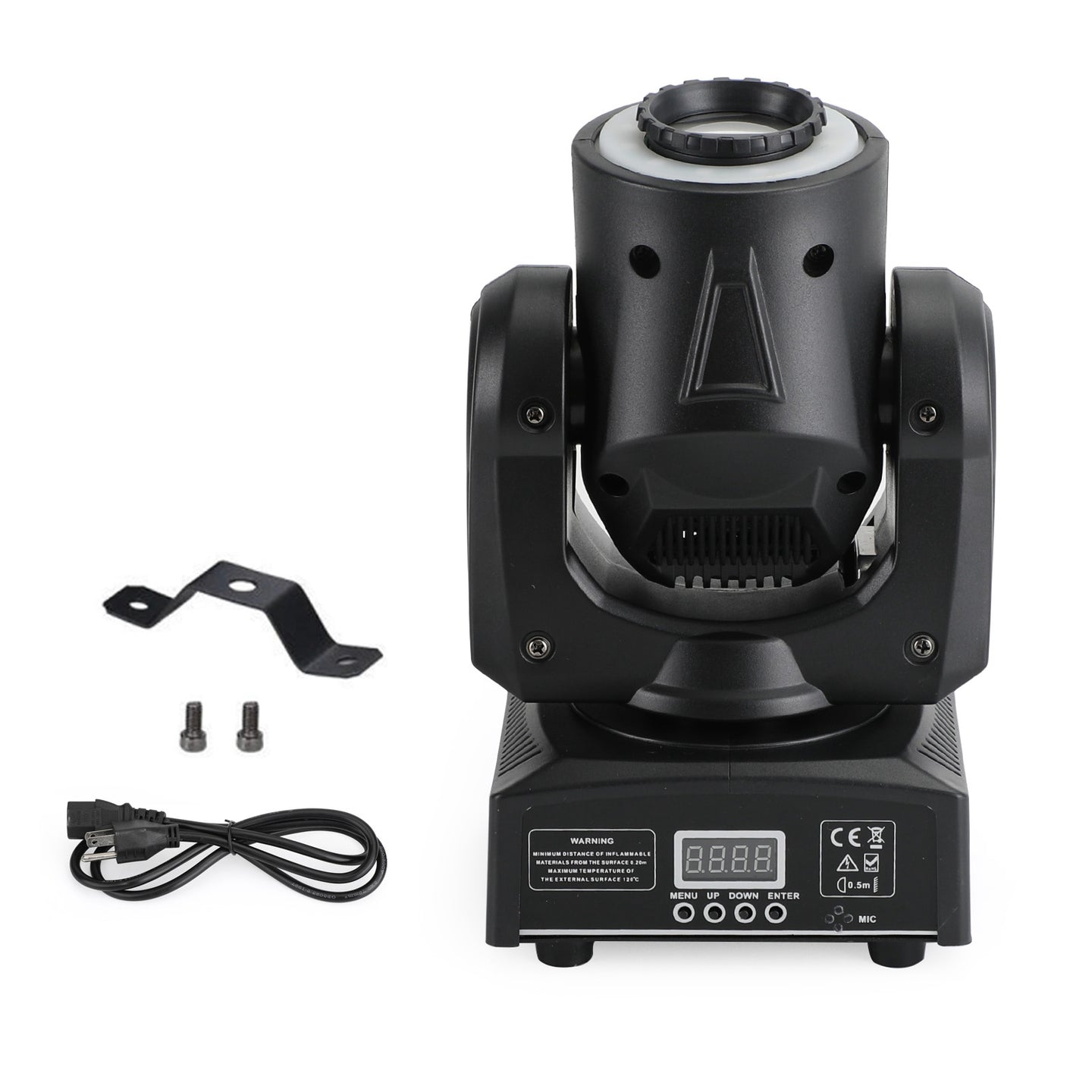 100W LED Moving Head Spot Light with Gobo & Color Wheels (7+7), DMX 10/12CH for DJ Stage Lighting