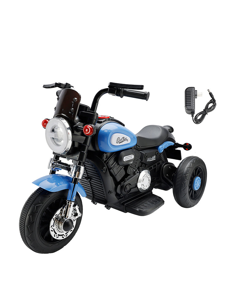 3-Wheel Kids Ride-On Motorcycle 6V (Blue) | Dual Drive (Copy)