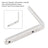 Soft-Close Washer Lid Hinge for Whirlpool, Replaces 8572974, Prevents Lid Slamming