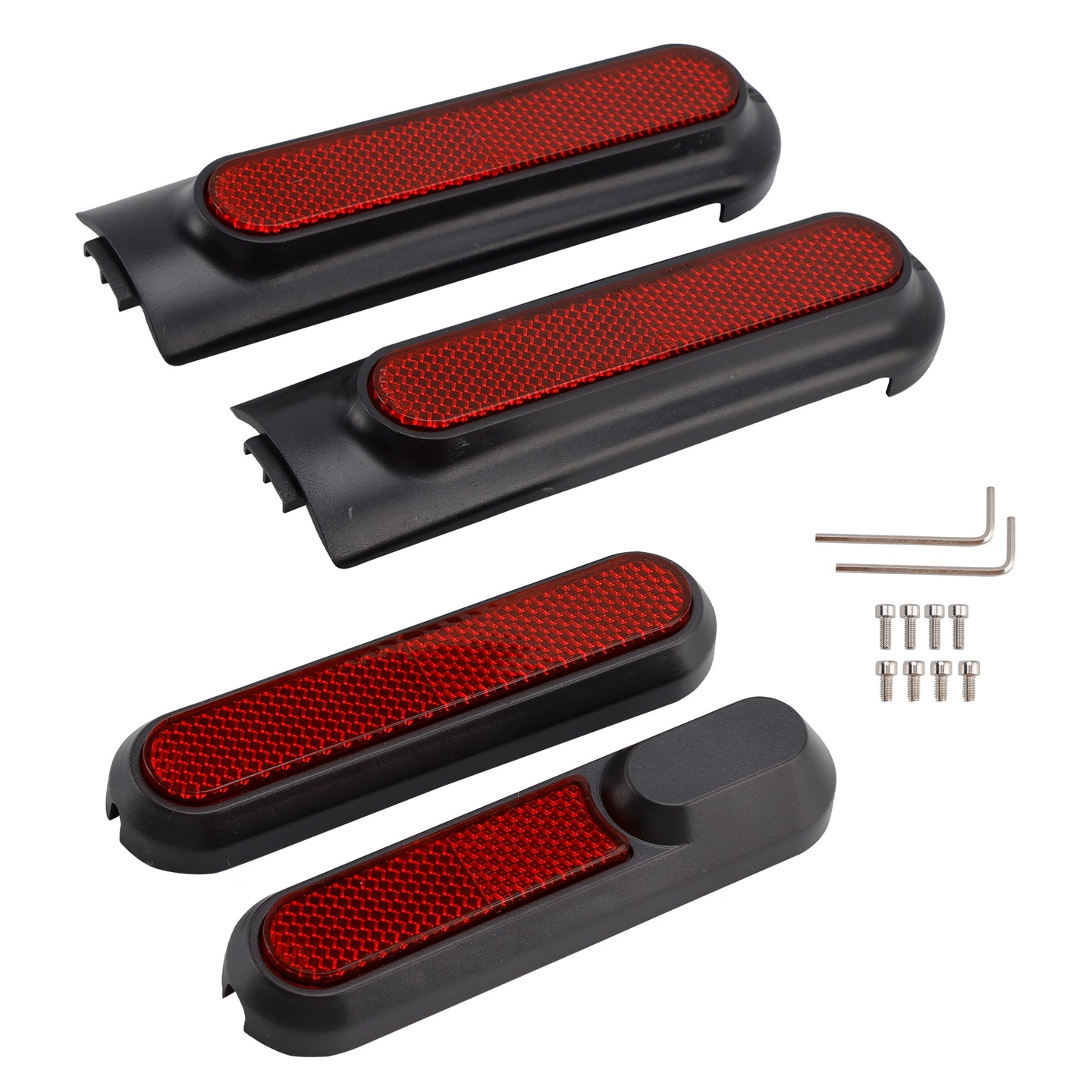 Set of 4 Scooter Side Covers with Rear Reflector for Xiaomi 4 Pro(1st Gen)